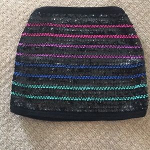 LUX Sequin Mini Skirt